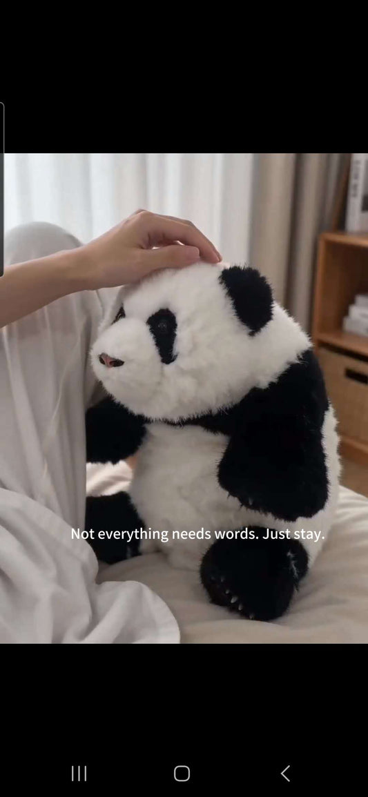 Not everything needs words. Just stay