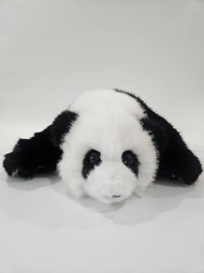 Hua Hua panda plush size comparison