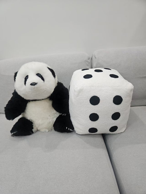 Hua Hua panda dice gift set lifestyle display
